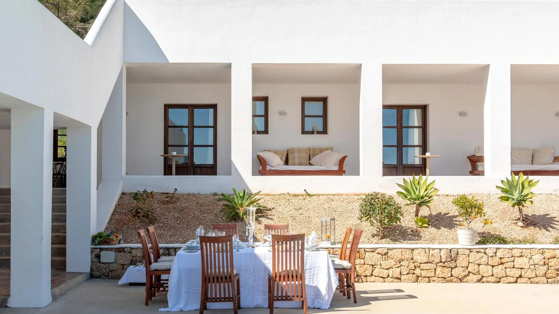 San Josep 6-Bed Villa Sleeps 14 Pool & Sea View 0*, San José Espagne
